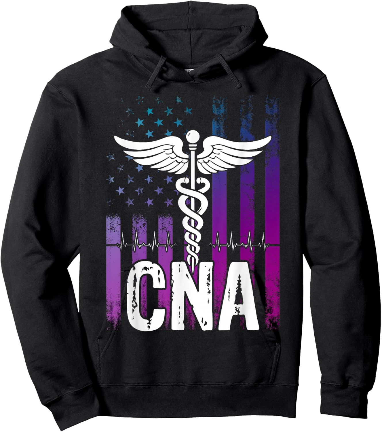 CNA Job Certified Nursing Assistant Hoodie - Hoodie | Black