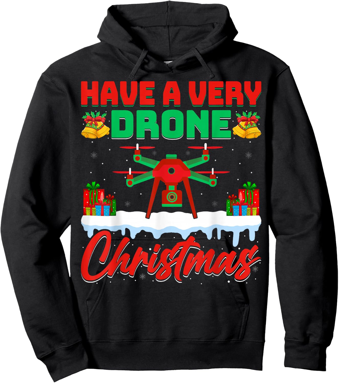 Have A Very Drone Christmas - Xmas Holidays Drone Pilot Hoodie - Hoodie | Black