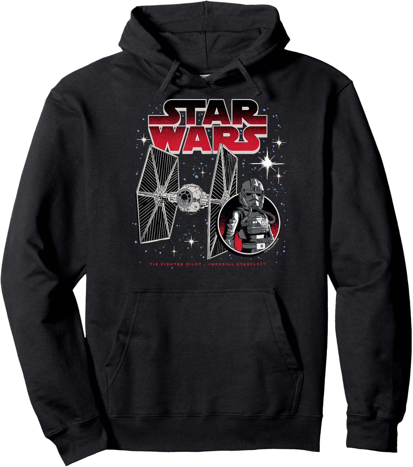 Star Wars - Imperial Starfleet Tie Fighter Hoodie - Hoodie | Black