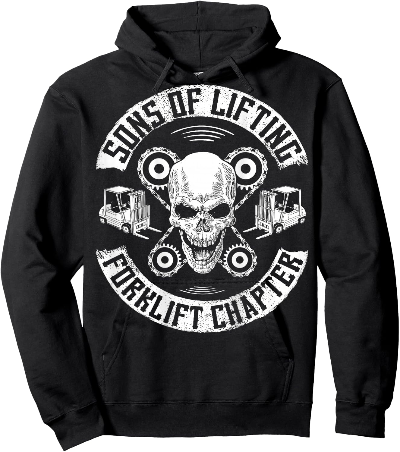 Forklift Operator Sons Of Lifting Forklift Driver Hoodie - Hoodie | Black