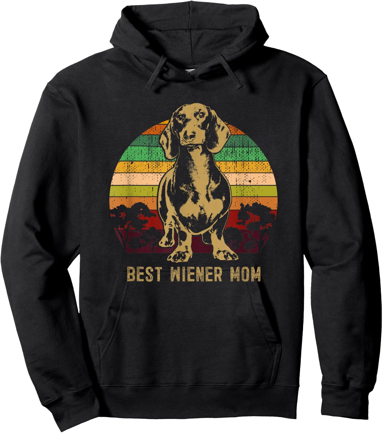Dachshund Doxie Wiener Sausage Dog Hoodie - Hoodie | Black