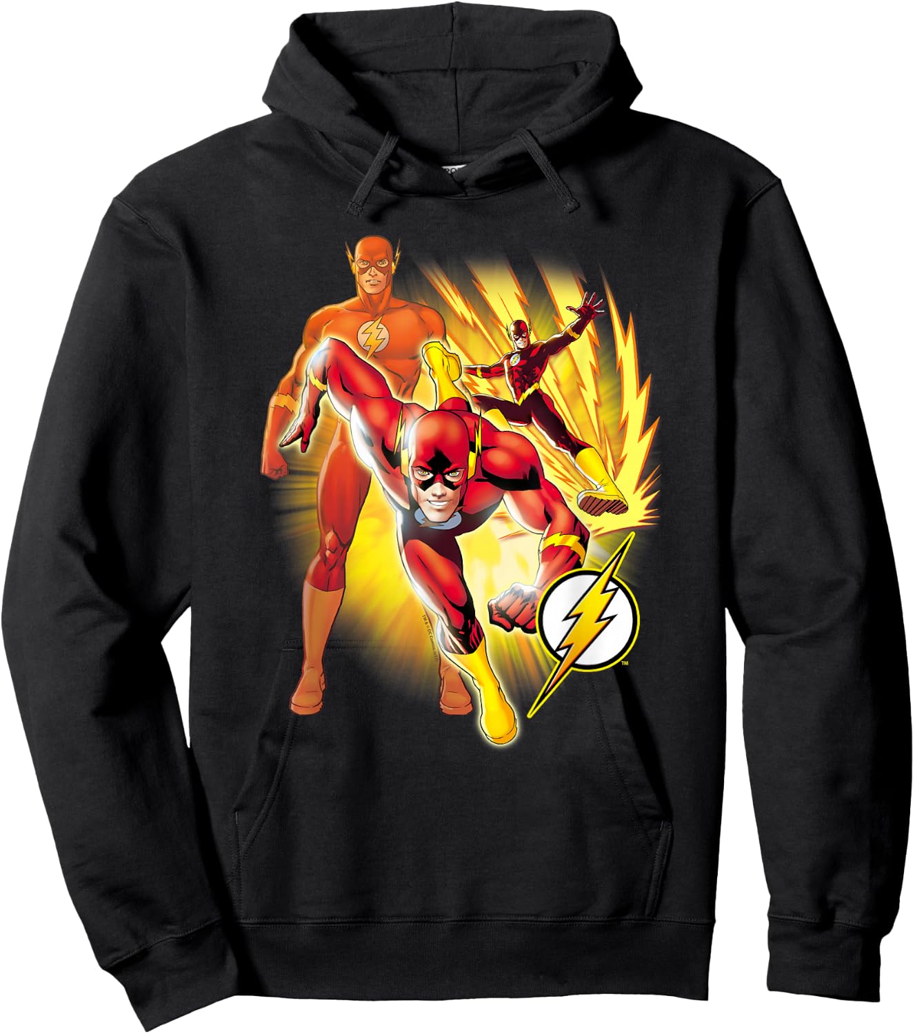 The Flash Collage Hoodie - Hoodie | Black