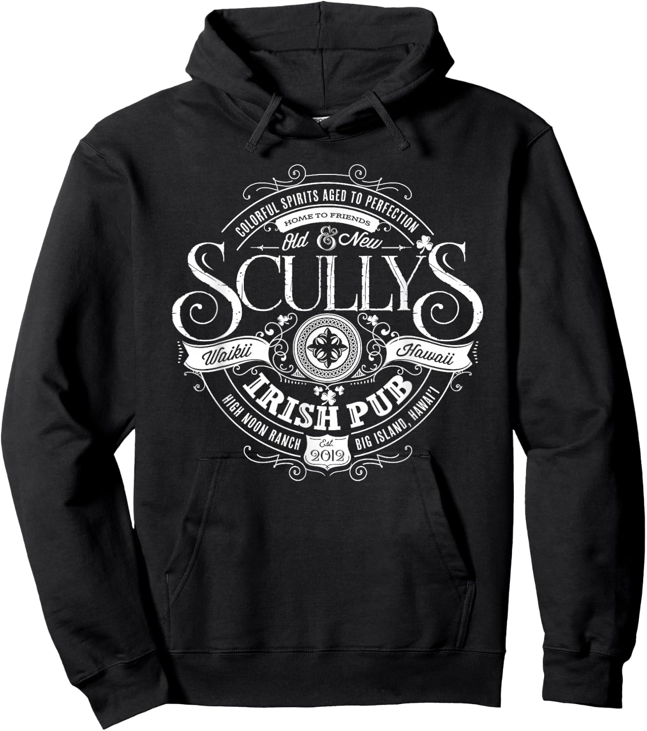 Scullys Irish Pub Shirt Hoodie - Hoodie | Black