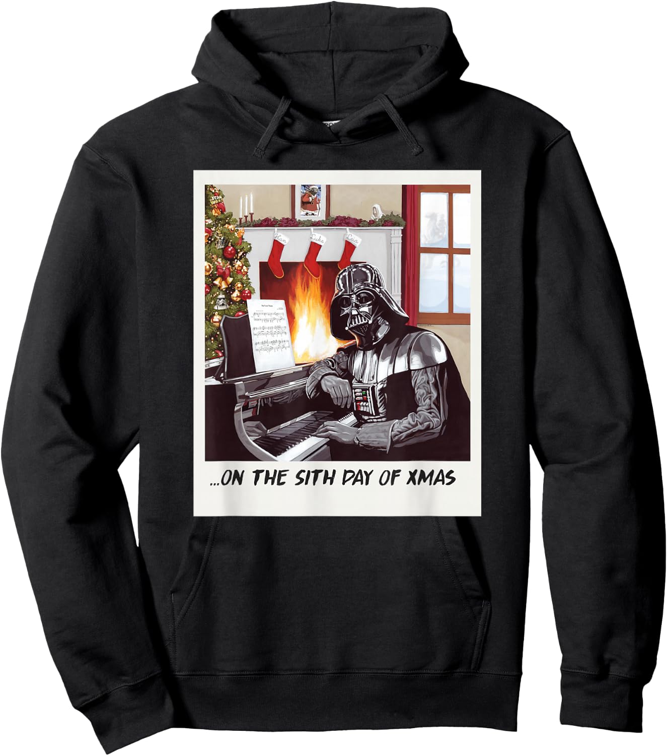 Star Wars Darth Vader Sith Day of Xmas Holiday Hoodie - Hoodie | Black