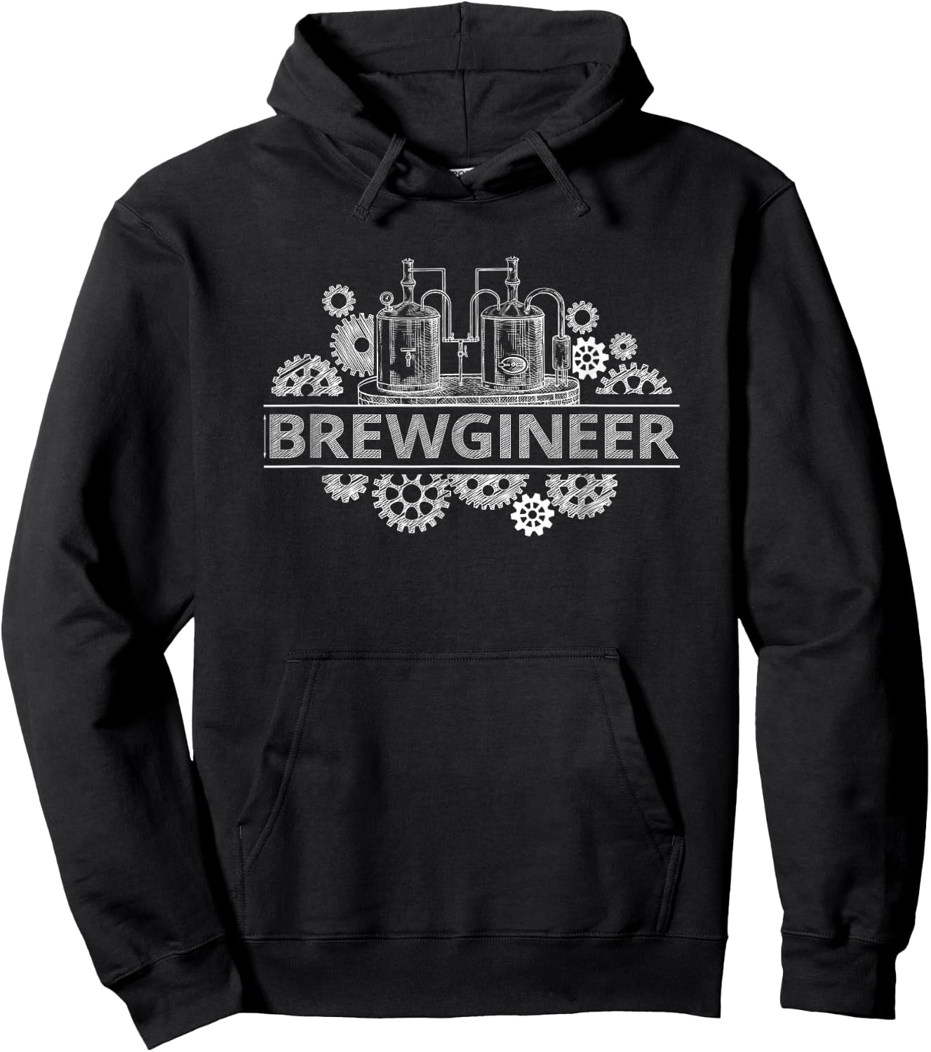 Brewgineer Craft Beer Brewer Beergineer Homebrew Gift Hoodie - Hoodie | Black