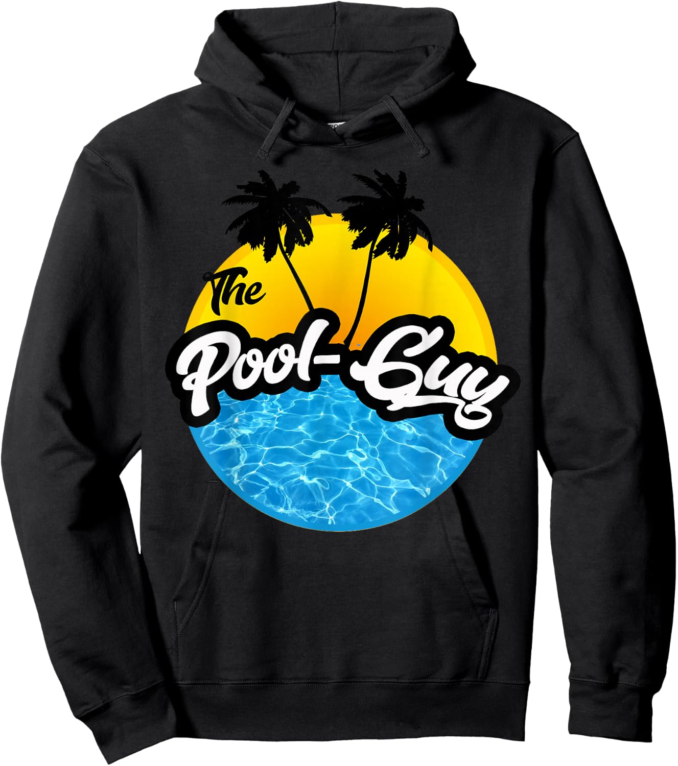 Cool Pool Guy Shirt - For Swimming Pool Expert Hoodie - Hoodie | Black