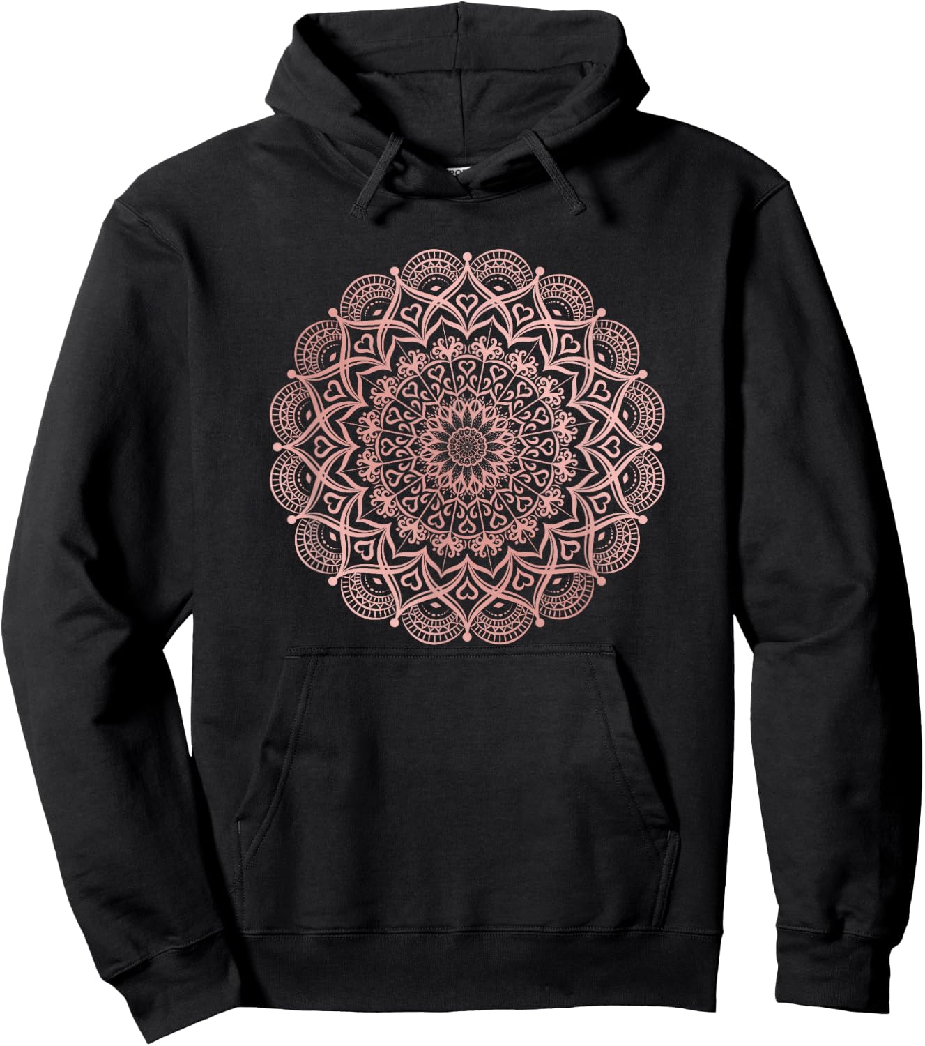 Lotus Flower Yoga Mandala , Men, Kids Hoodie - Hoodie | Black