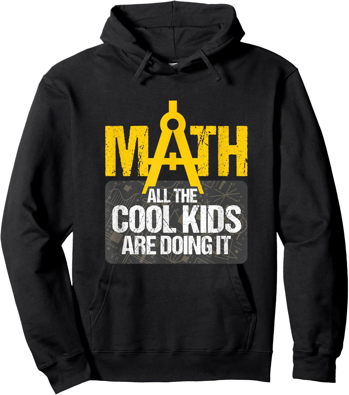 Maths All Cool Kids Do It Funny Gift Hoodie - Hoodie | Black