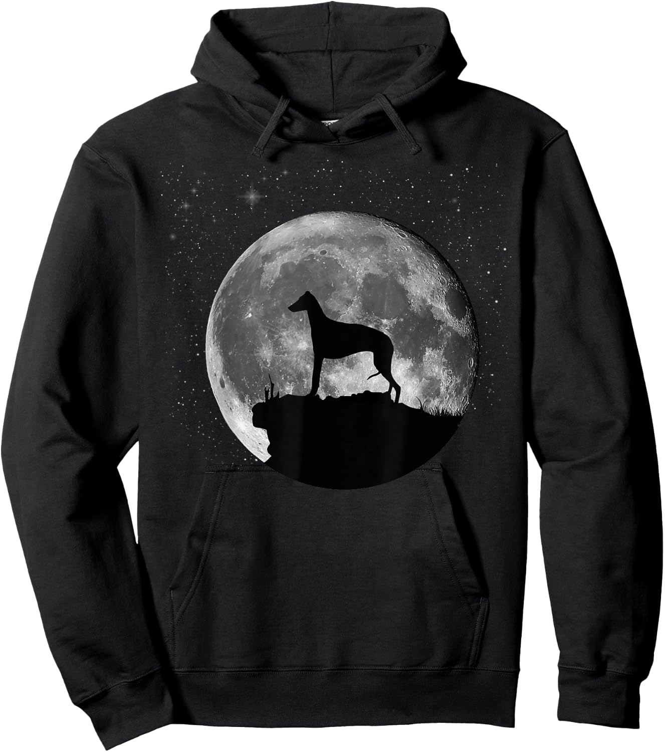 Greyhound Grey-Dog Italian-Greyhound Hoodie - Hoodie | Black