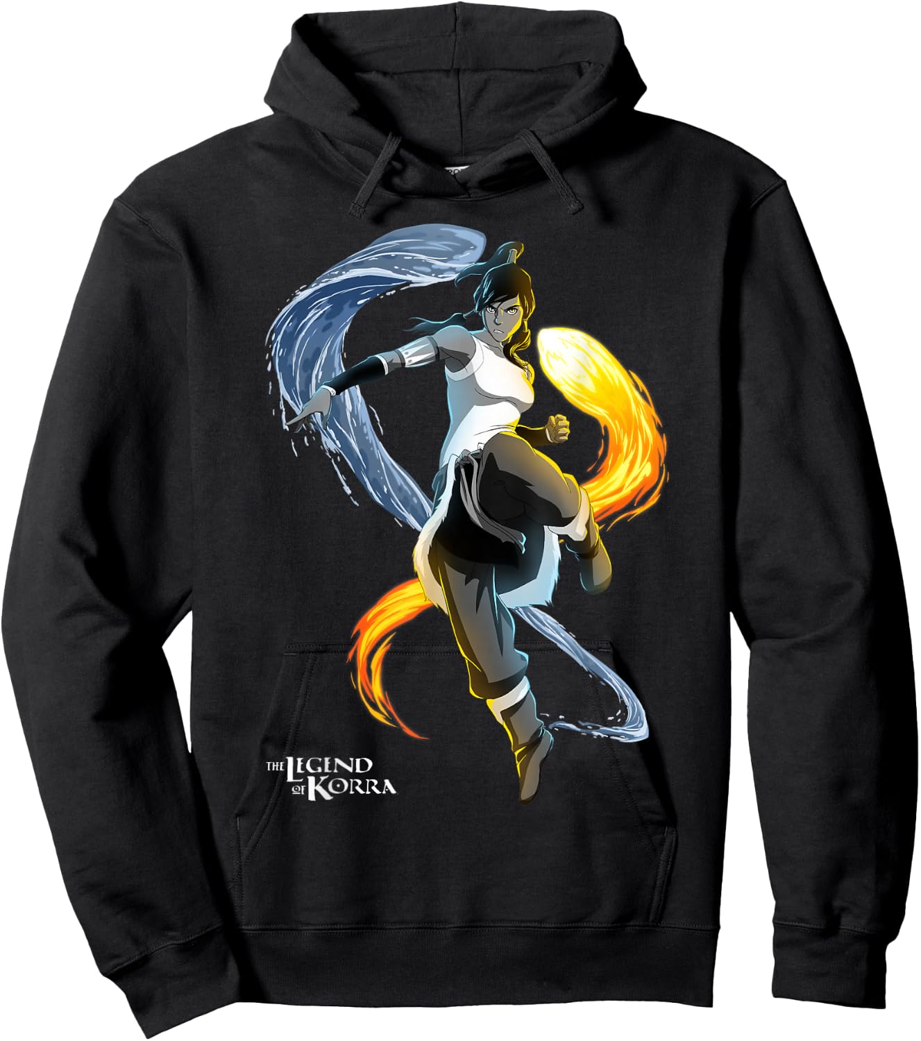 Nickelodeon The Legend of Korra Action Stance Hoodie - Hoodie | Black