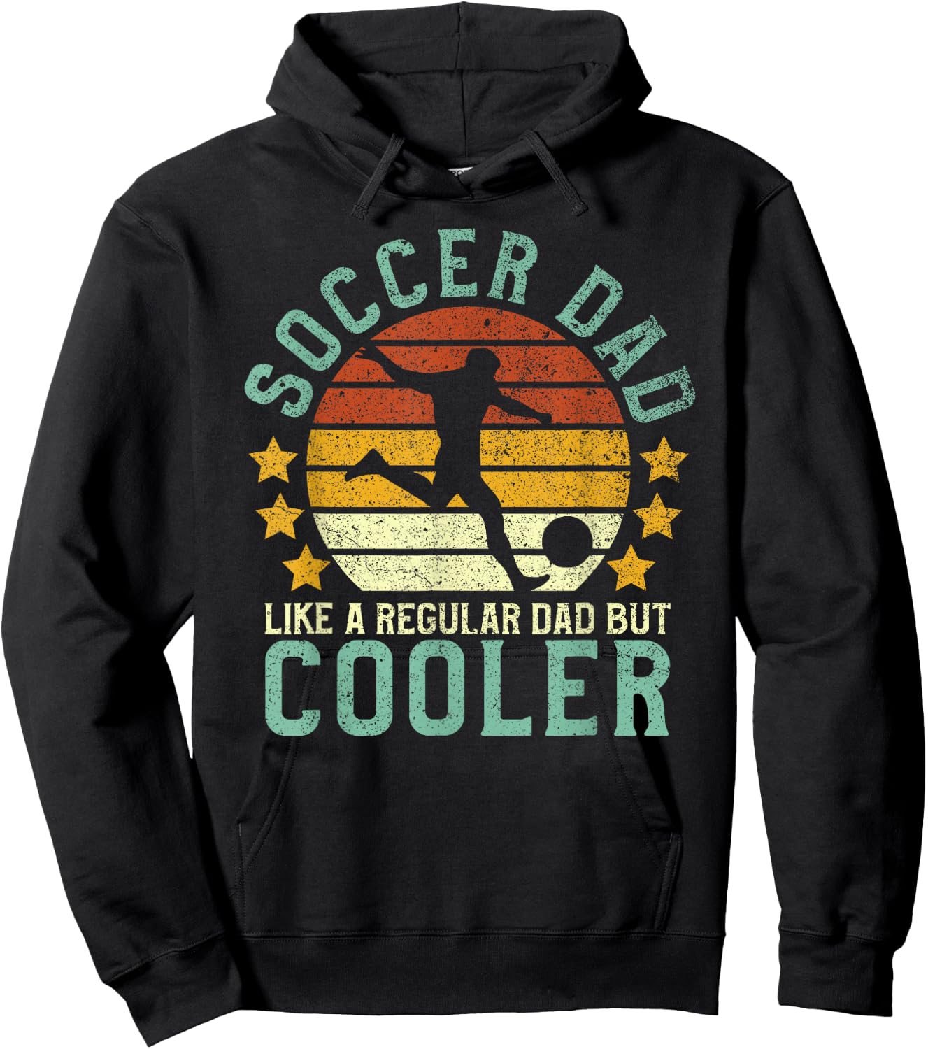 Soccer Dad | Funny Soccer Player & Fan Hoodie - Hoodie | Black