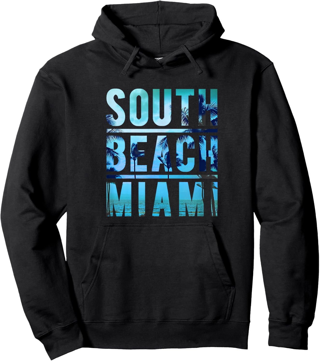 South Beach Miami Hoodie - Hoodie | Black