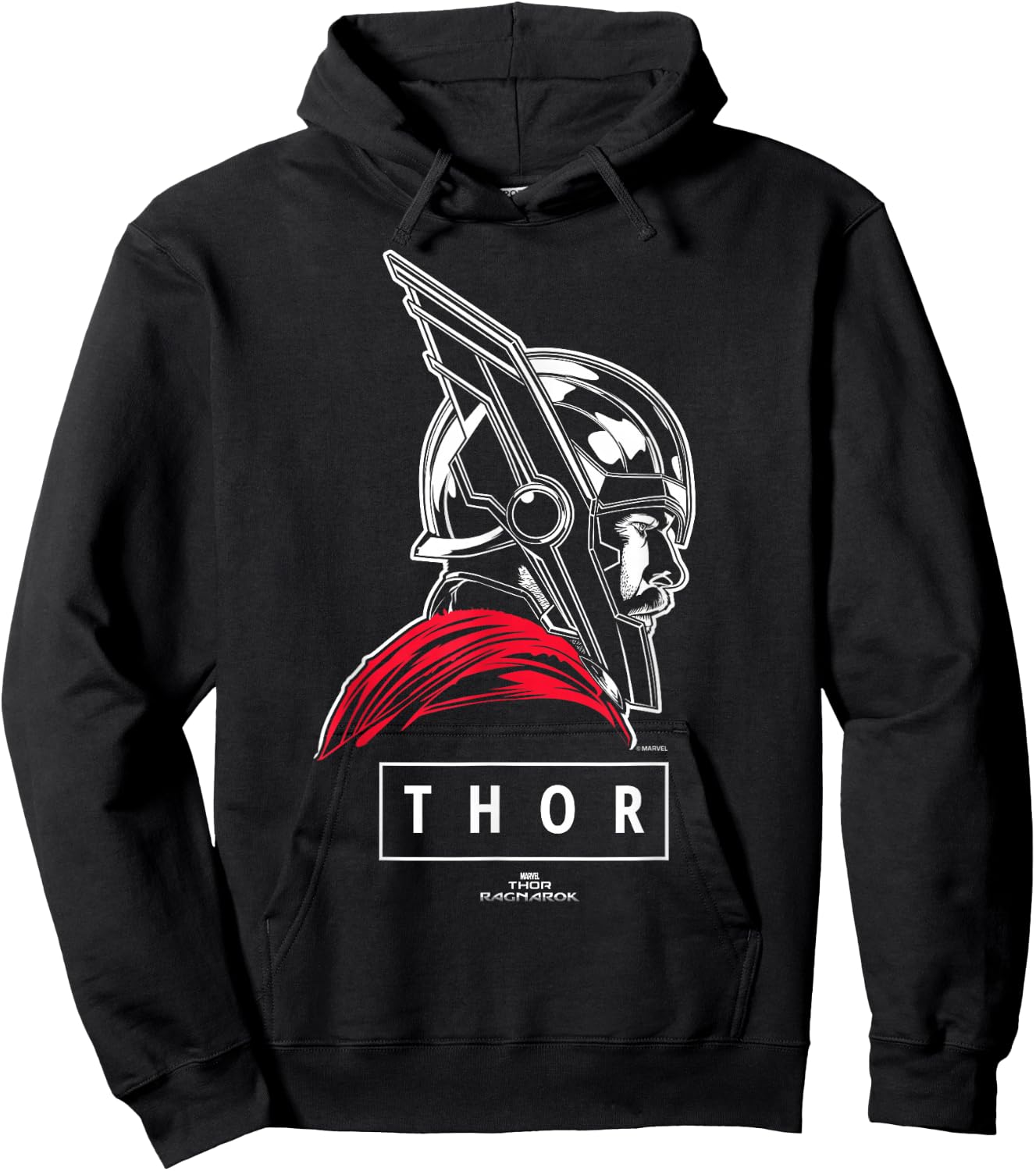 Marvel Thor Ragnarok God of Tonal Street View Hoodie - Hoodie | Black