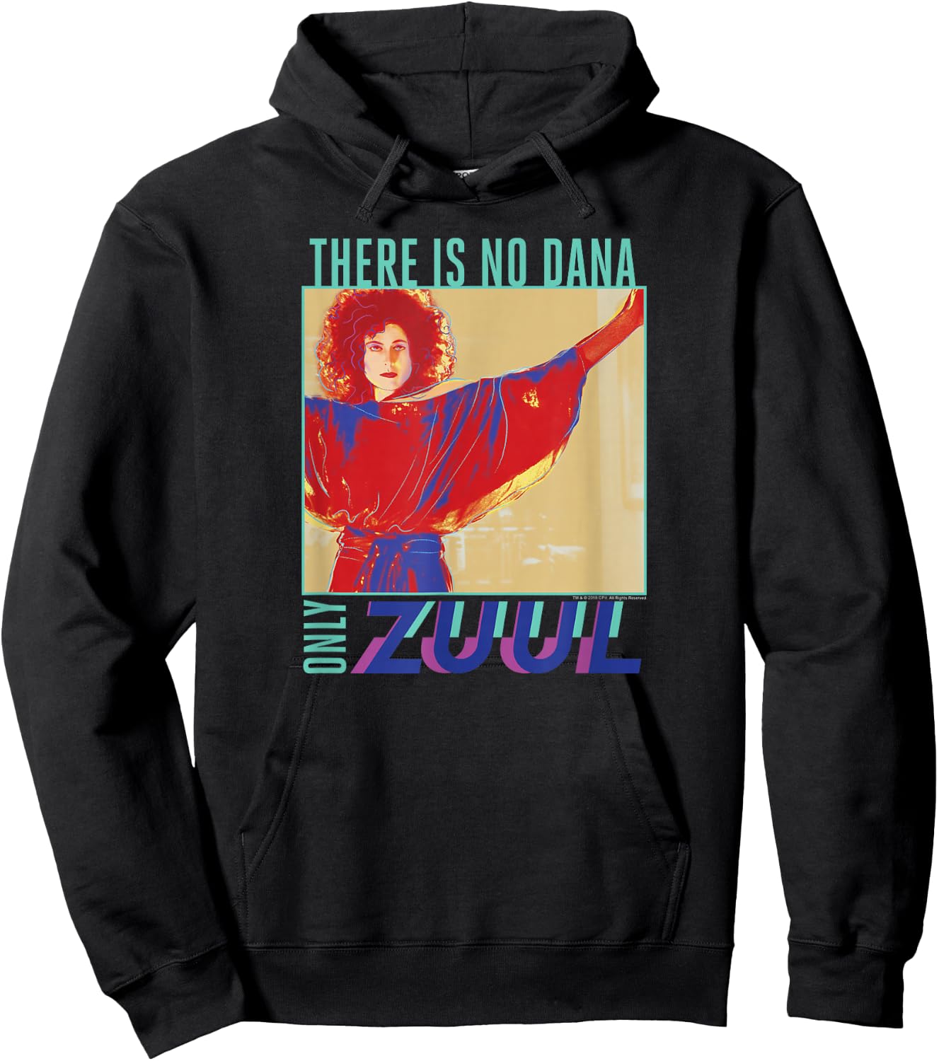 Ghostbusters Pop Art There is No Dana Only Zuul Retro Movie Hoodie - Hoodie | Black