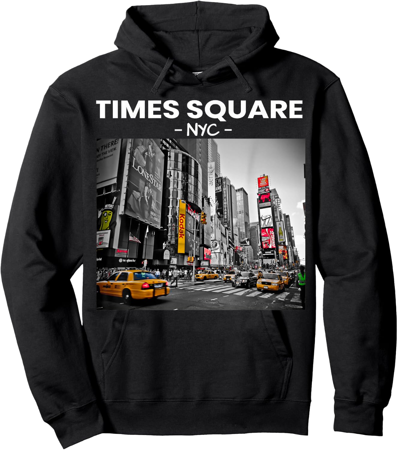 Times Square T Shirt NYC New York City Gift Hoodie - Hoodie | Black