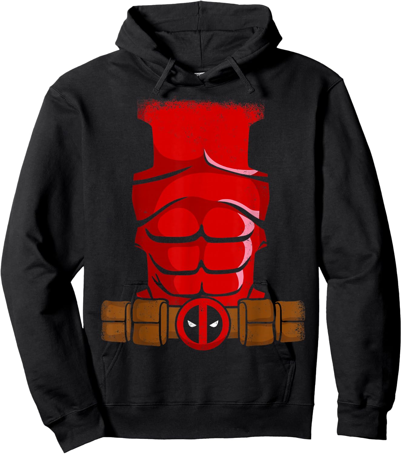 Marvel Deadpool Wade Wilson Halloween Costume Hoodie - Hoodie | Black