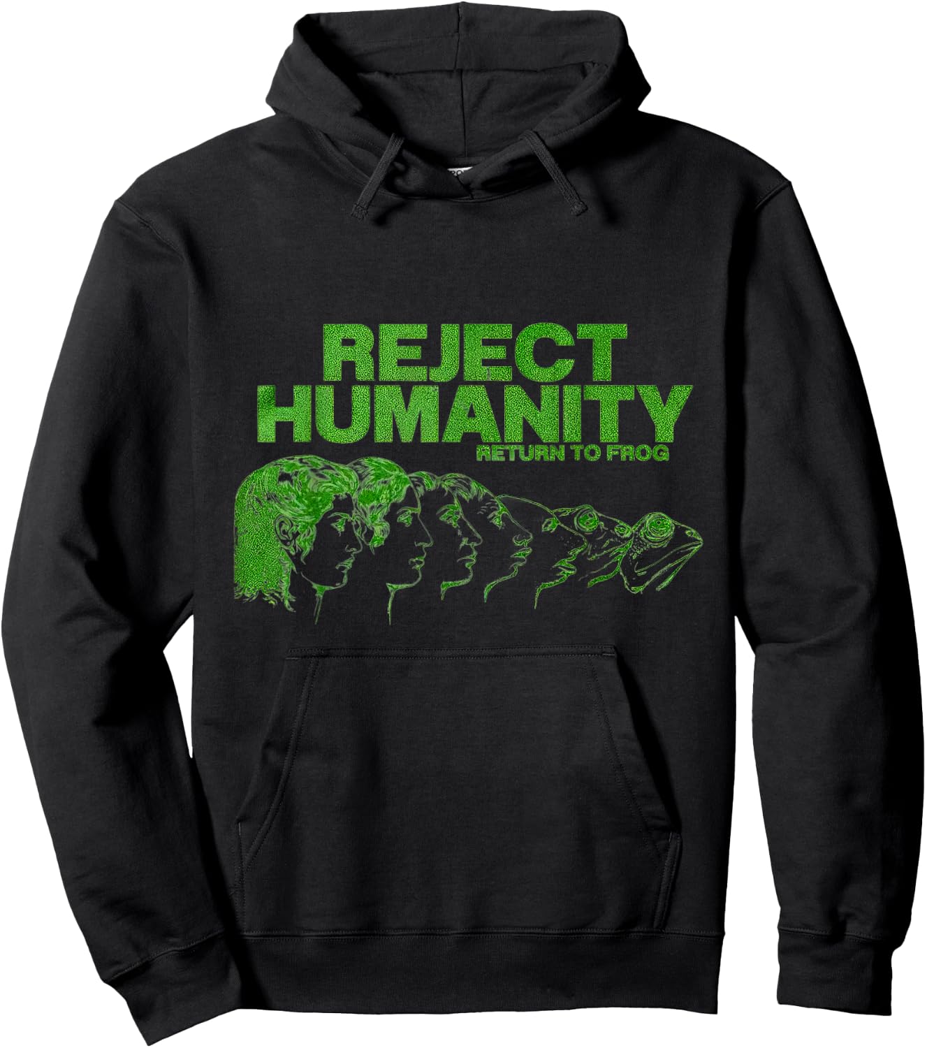 Reject Humanity Return To Frog Hoodie - Hoodie | Black