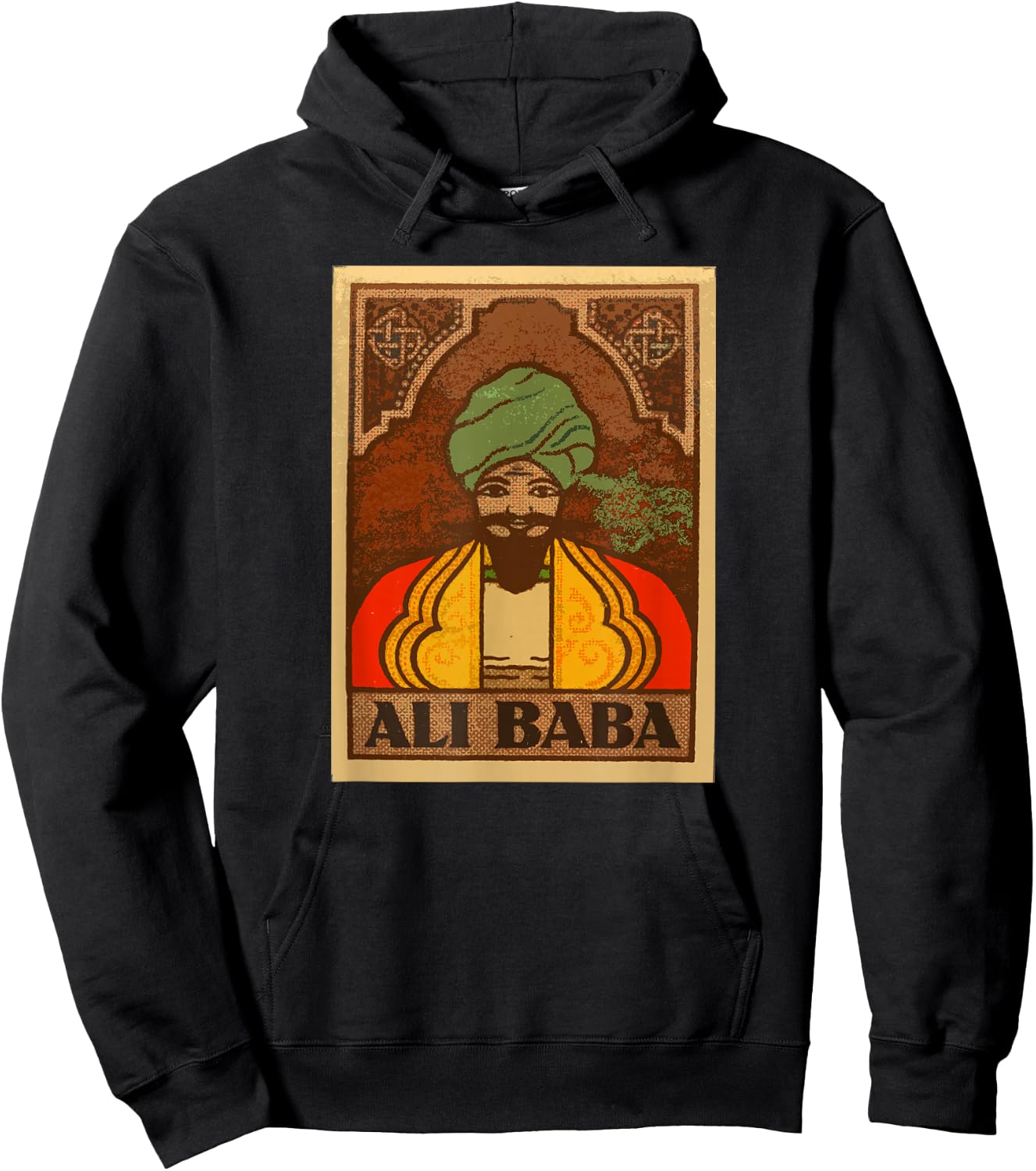 Ali Baba Arabian T Shirt Hoodie - Hoodie | Black
