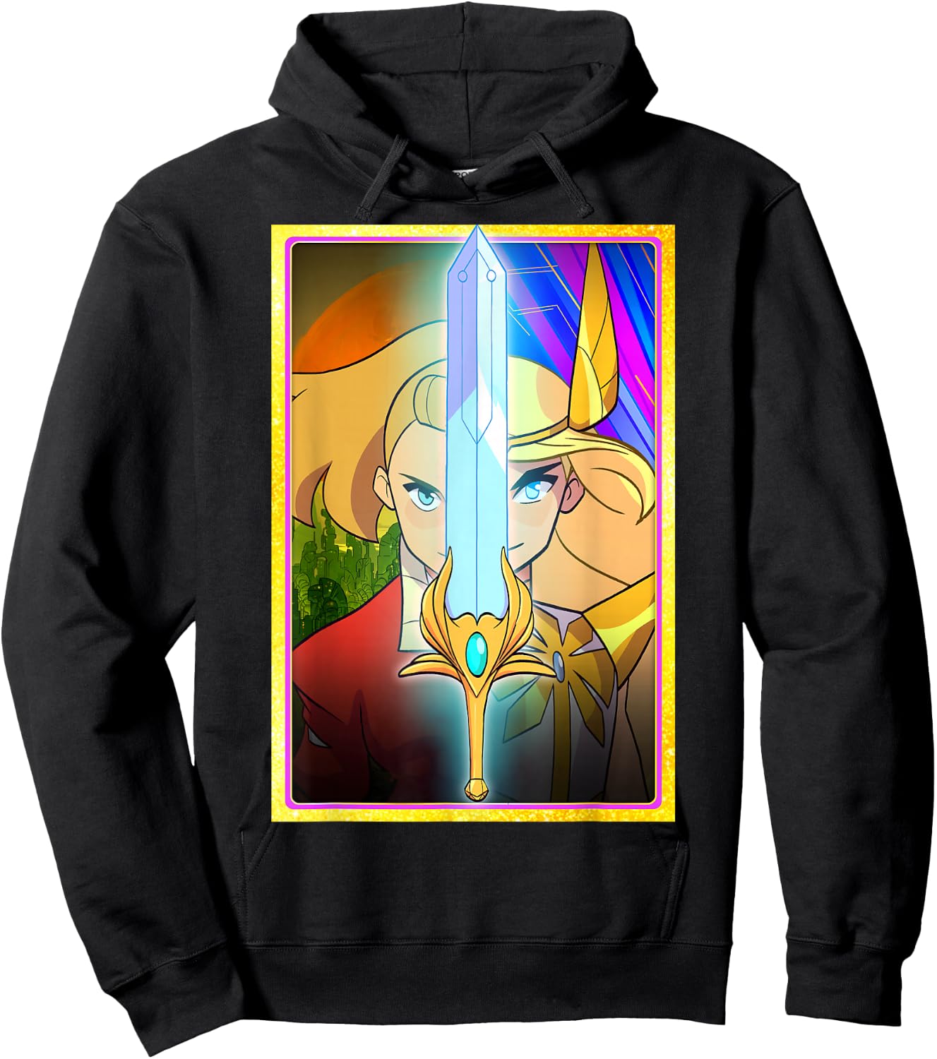 DreamWorks She-Ra Adora Character Split Hoodie - Hoodie | Black