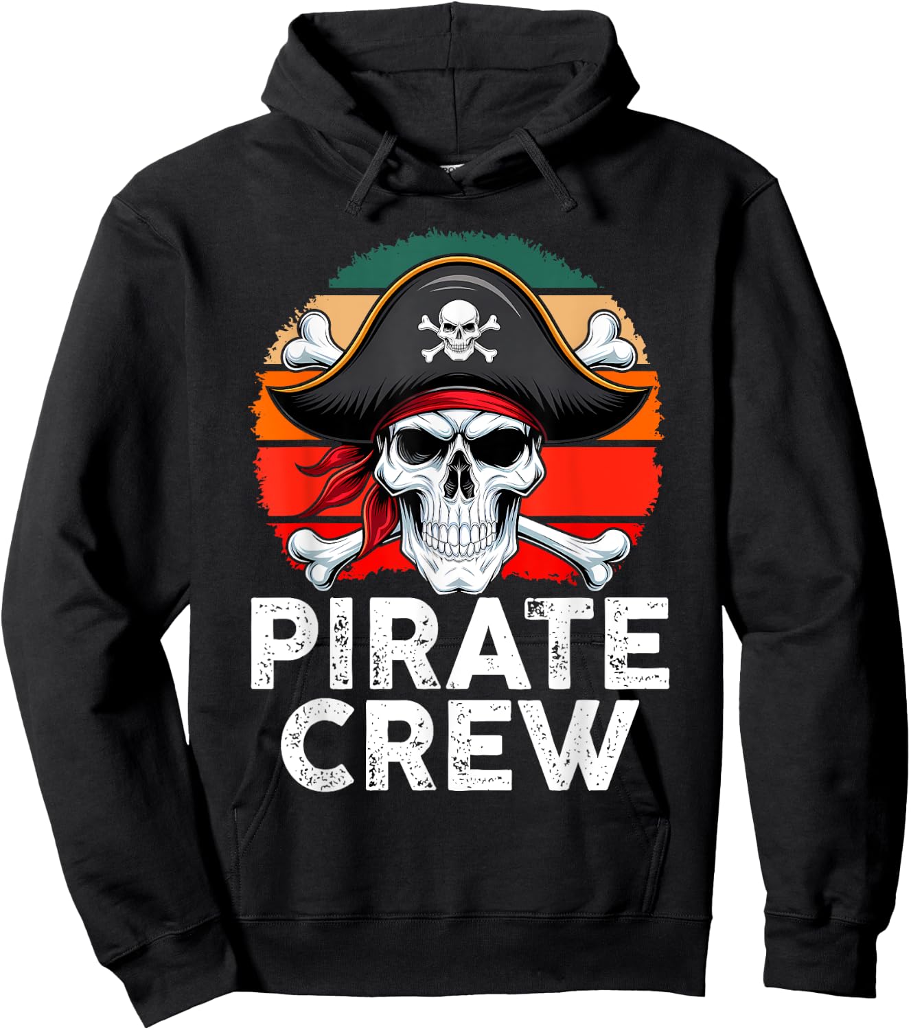 Kids Boys Pirate Crew Birthday Party Supplies Group Matching Hoodie - Hoodie | Black