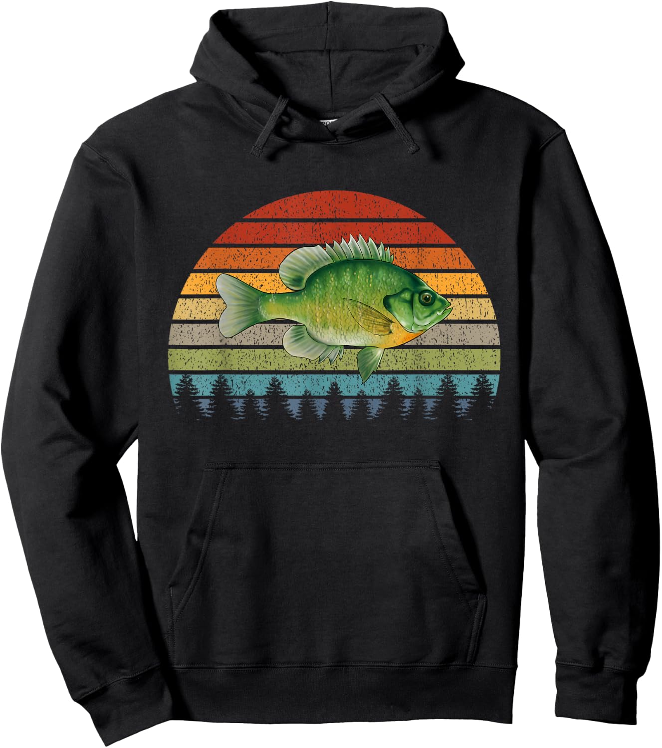Bluegill Sunfish Fishing Freshwater Fish Hoodie - Hoodie | Black