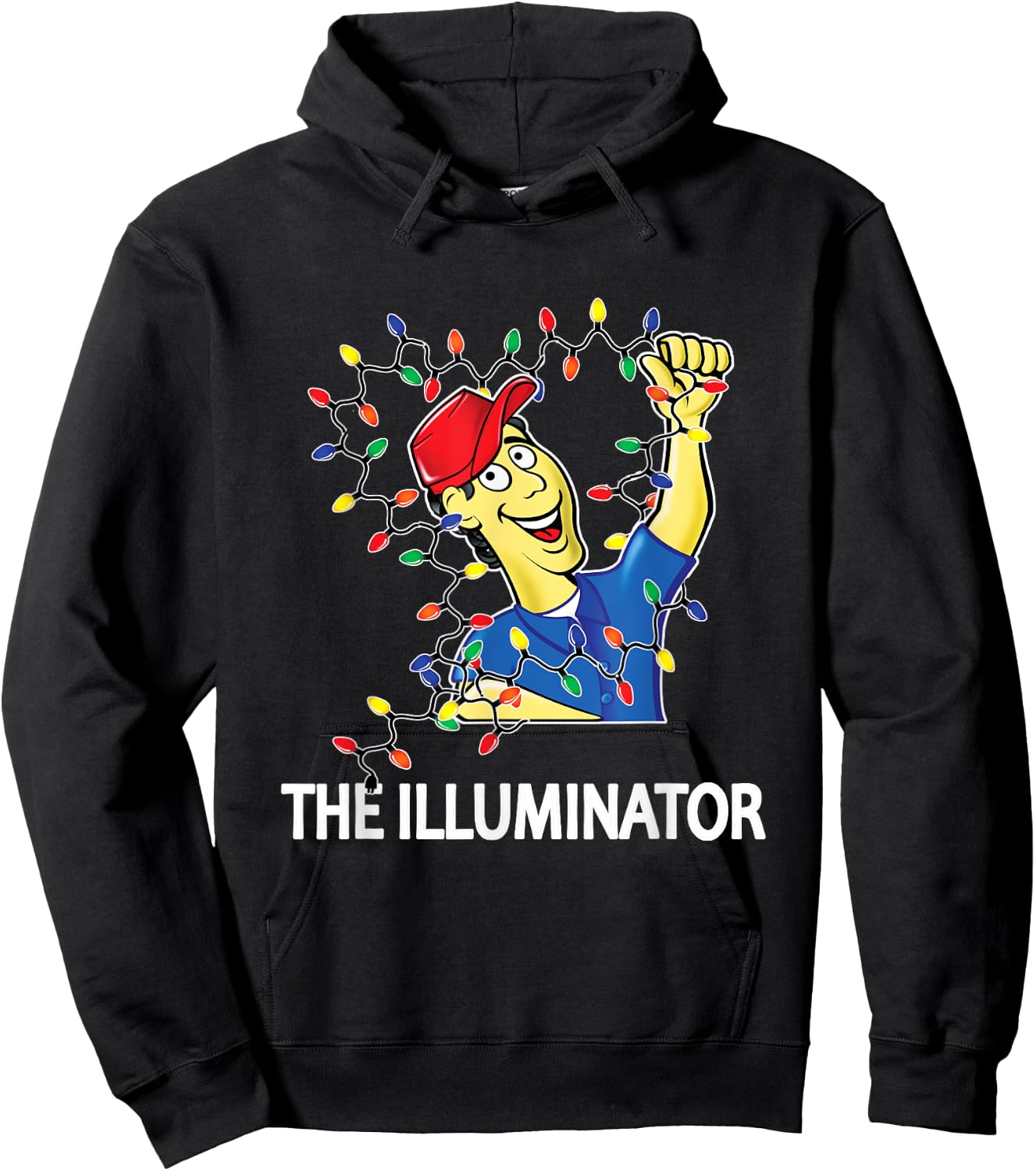Funny Electrician Christmas Lights DIY The Illuminator Hoodie - Hoodie | Black