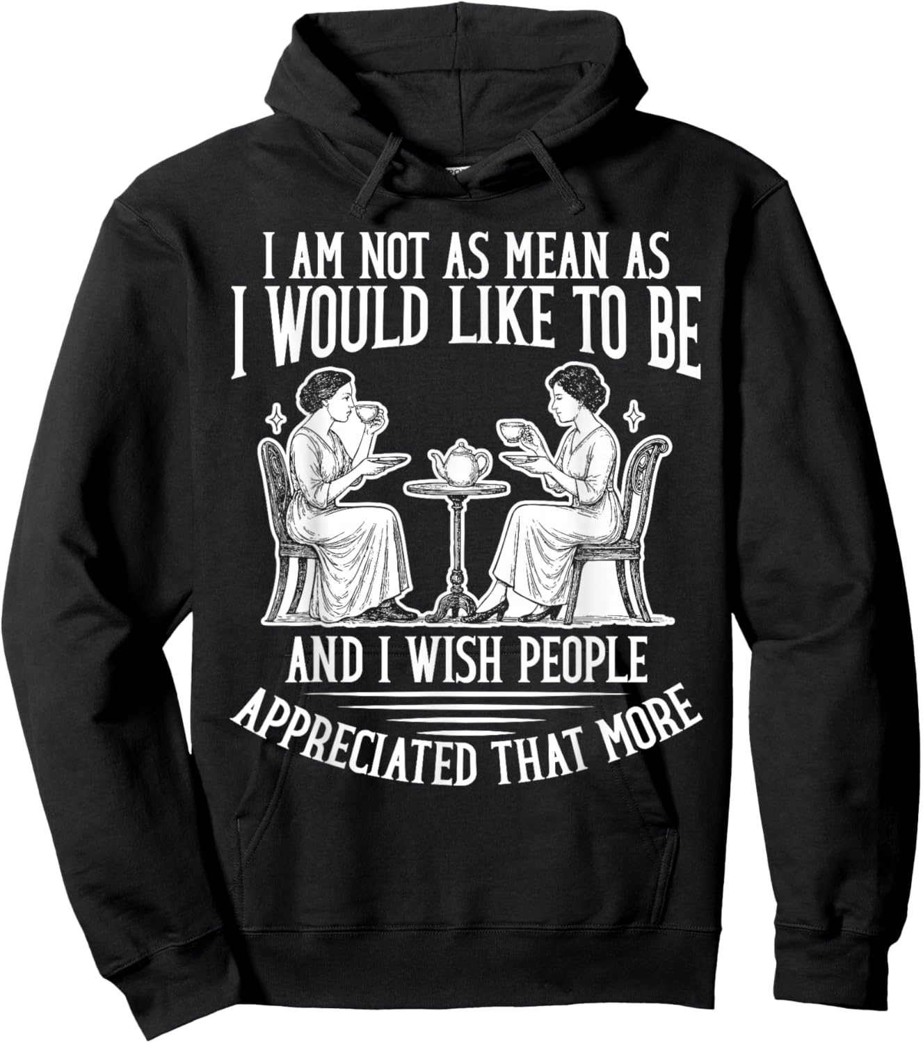T-Shirt Hoodie - Hoodie | Black