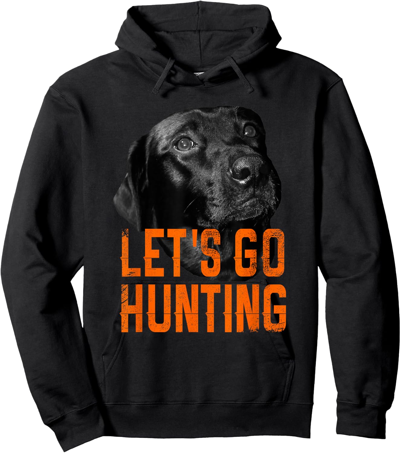 Black Lab Hunting Shirt Women Dog Lover Gift Hoodie - Hoodie | Black