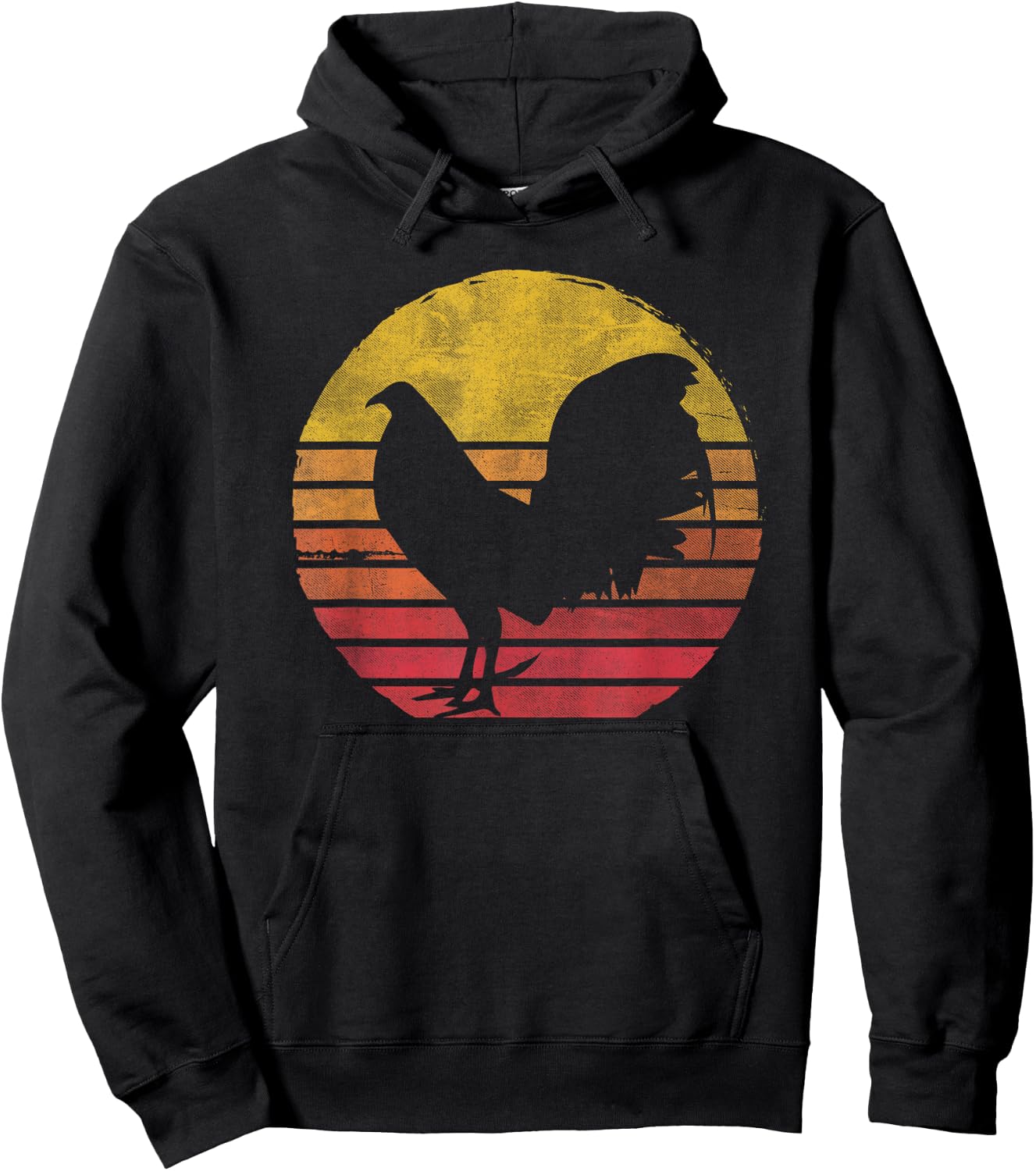 Vintage Cock Fight T Shirt Rooster Shirt Hoodie - Hoodie | Black