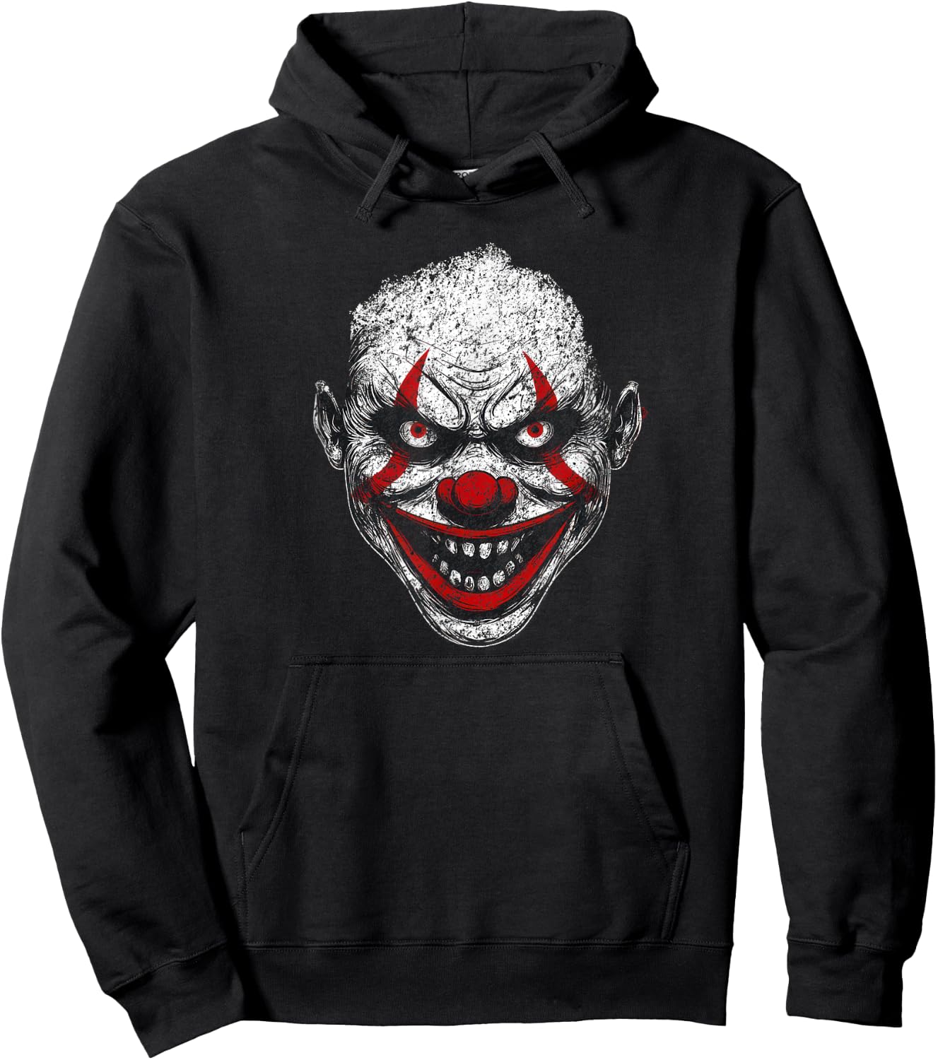Evil Clown - Halloween Creature Horror Creepy Scary Costume Hoodie - Hoodie | Black