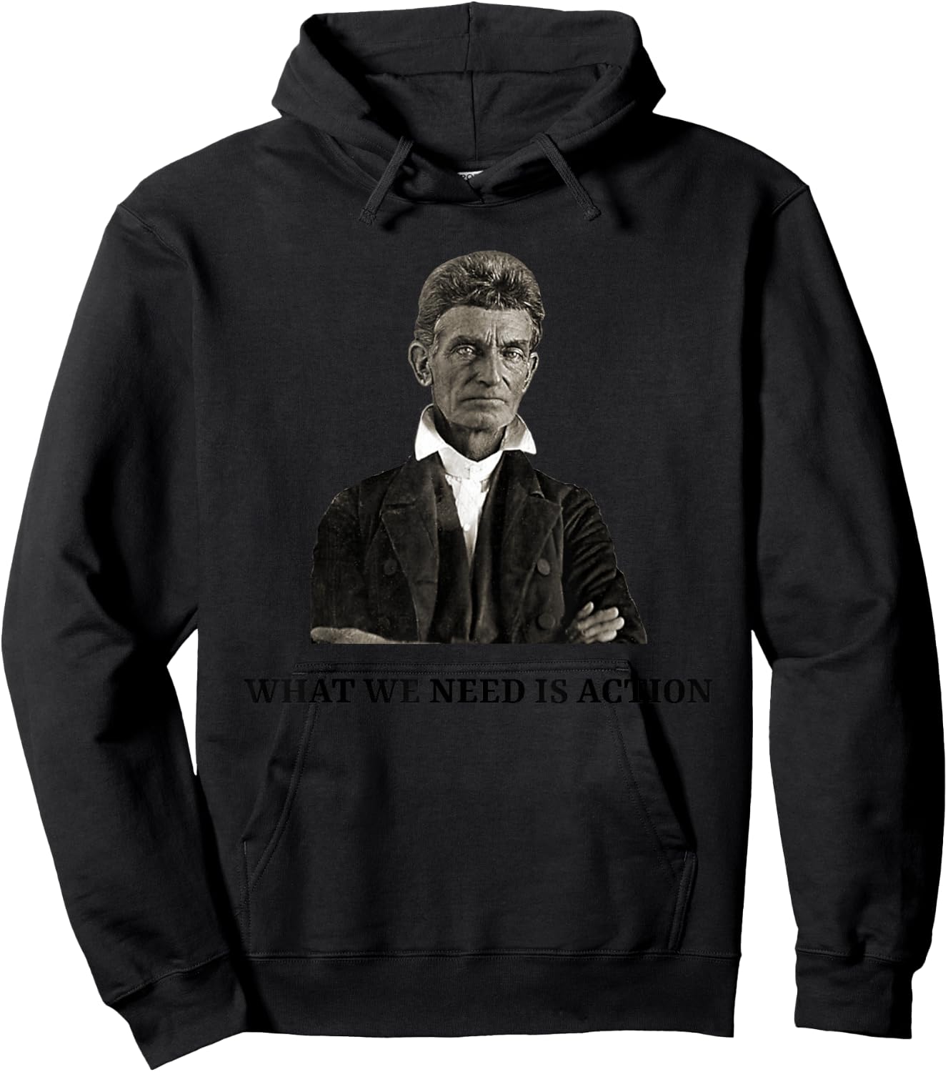 John Brown Abolitionist USA History Teacher Civil War Men Women Hoodie - Hoodie | Black