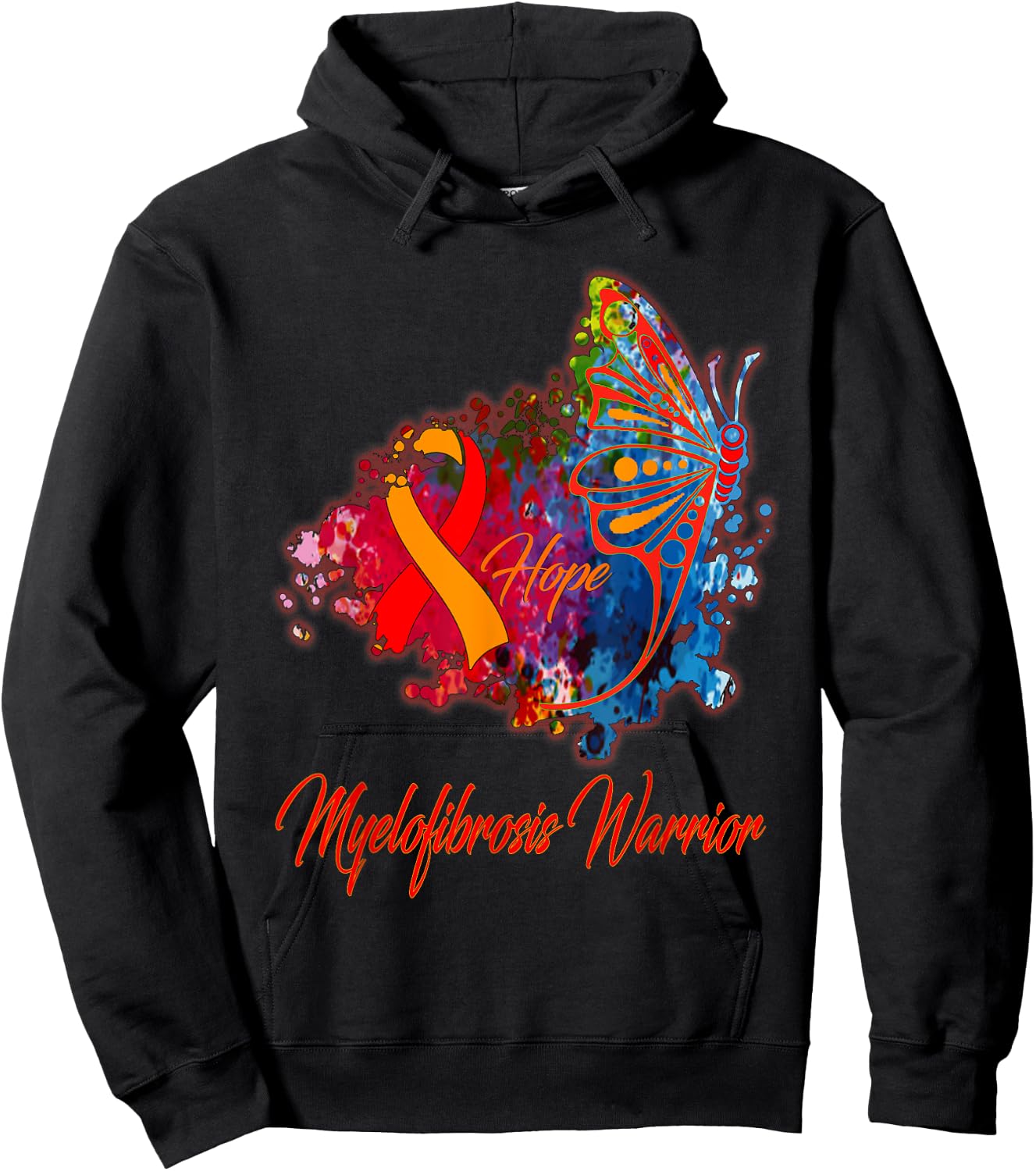Myelofibrosis Awareness Hoodie - Hoodie | Black