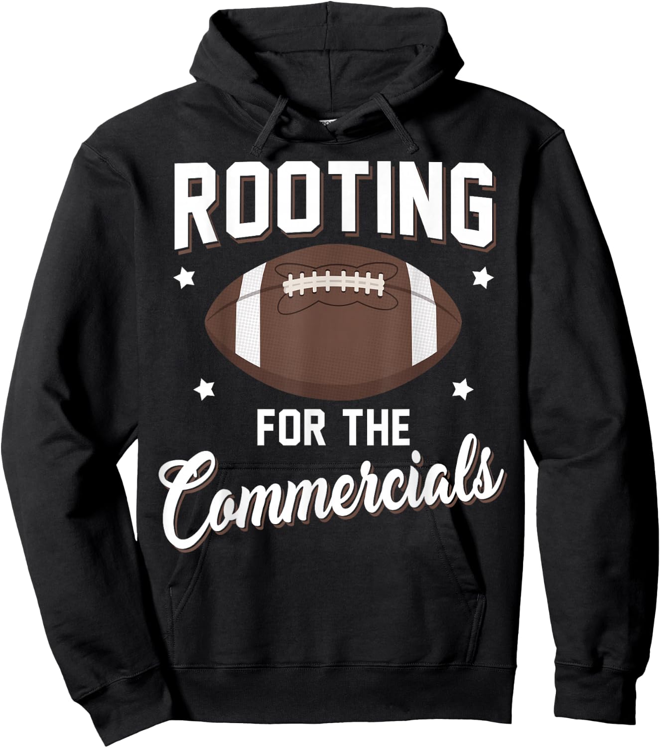 Rooting For The Commercials Football Players Shirt Hoodie - Hoodie | Black