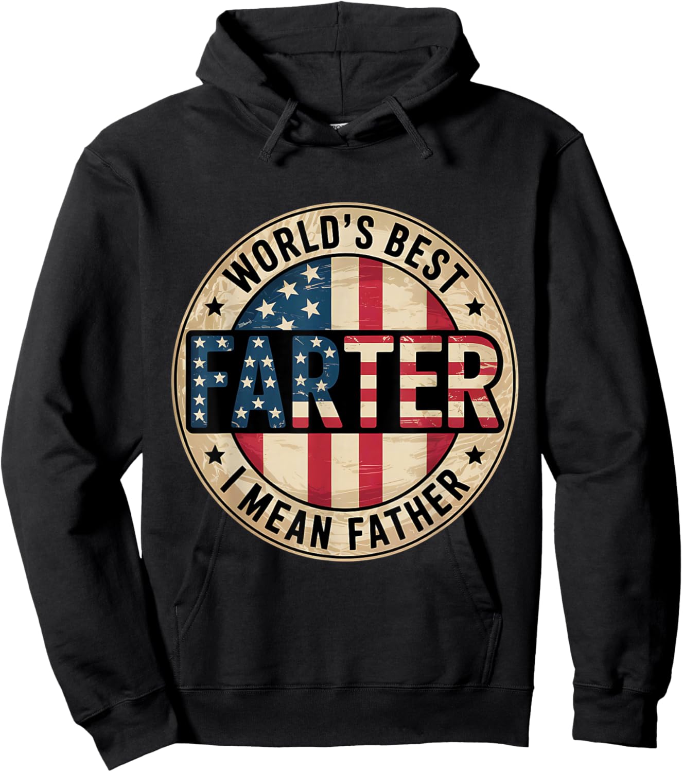World's Best Farter I Mean Father Shirt Fathers Day Hoodie - Hoodie | Black
