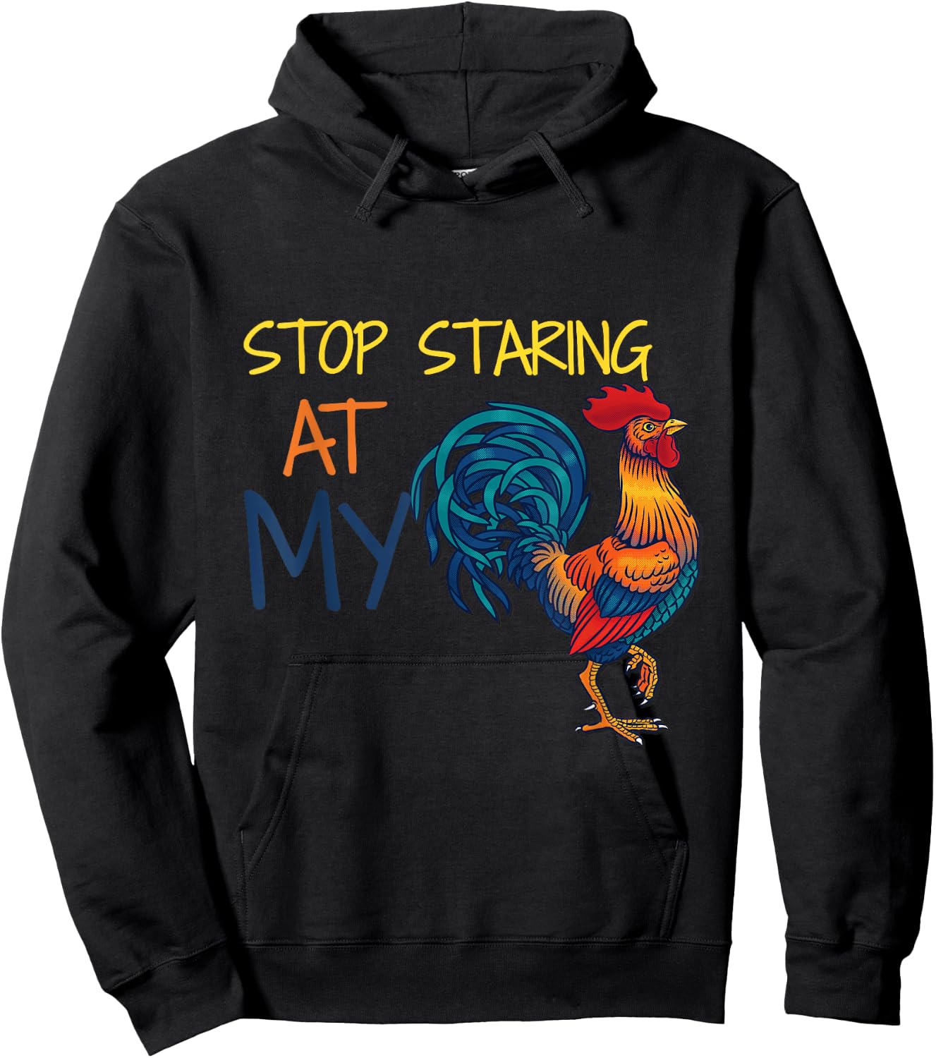 Stop Staring at My Cock Hoodie - Hoodie | Black