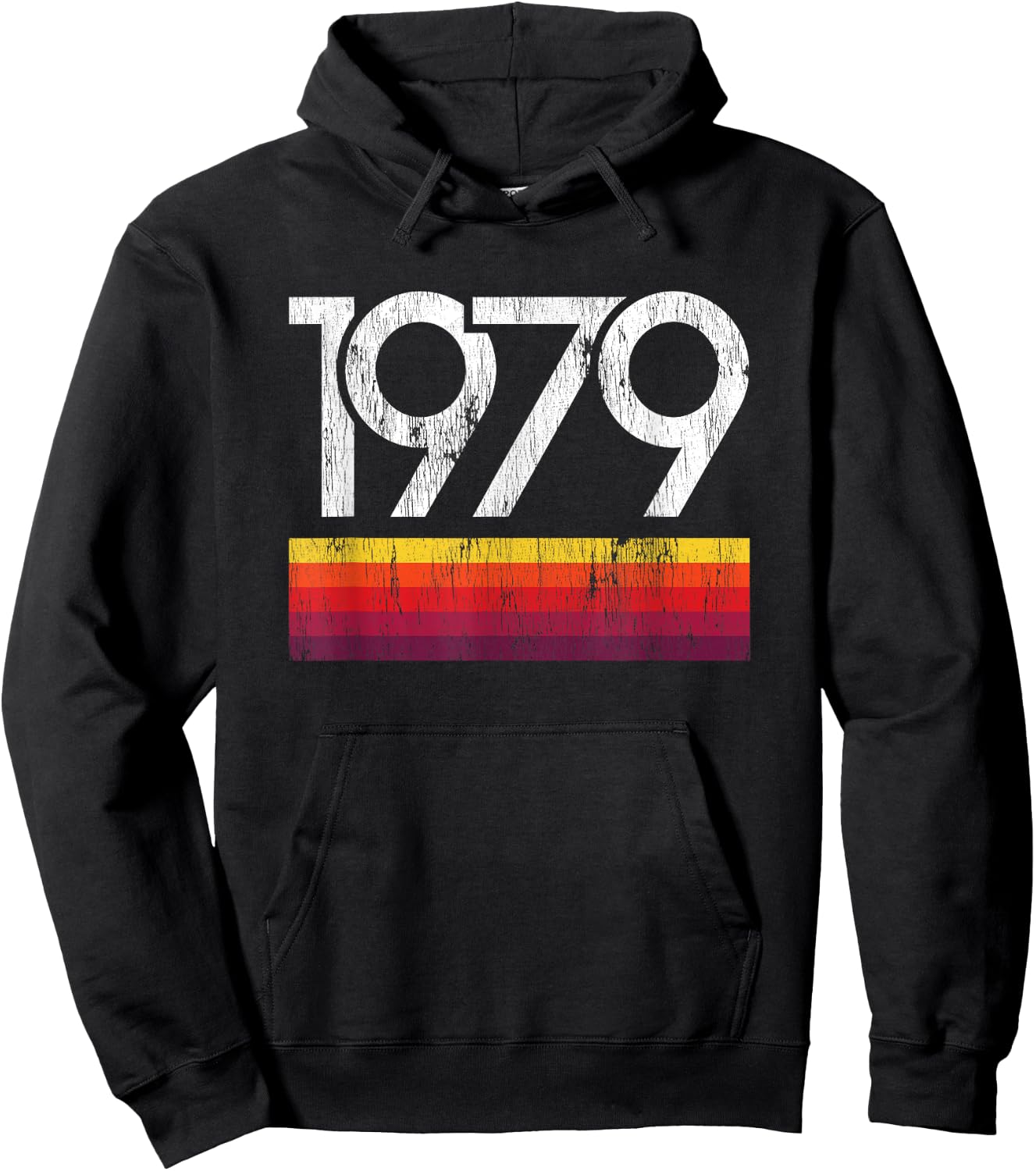 Retro Vintage 1979 Birthday Hoodie - Hoodie | Black