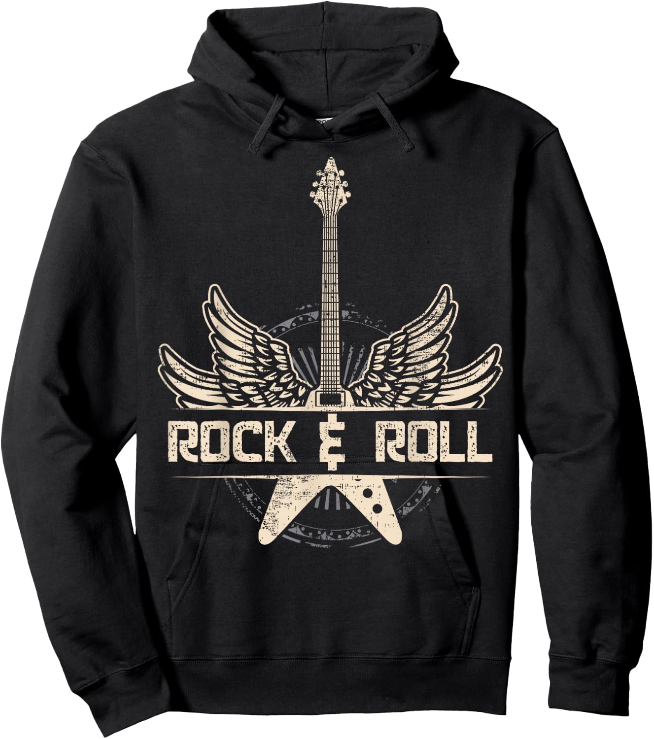 Classic Rock Gift Design For 80s Classic Rock Fans Hoodie - Hoodie | Black