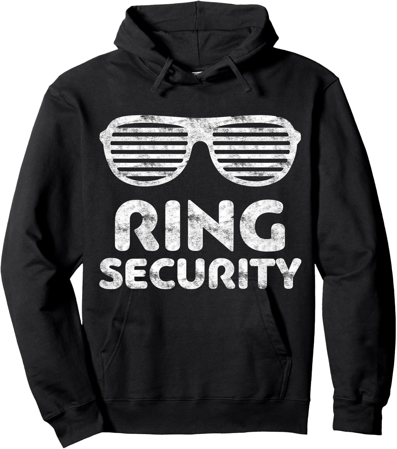 Kids Ring Security Shirt Kids Little Boys Ring Bearer Hoodie - Hoodie | Black