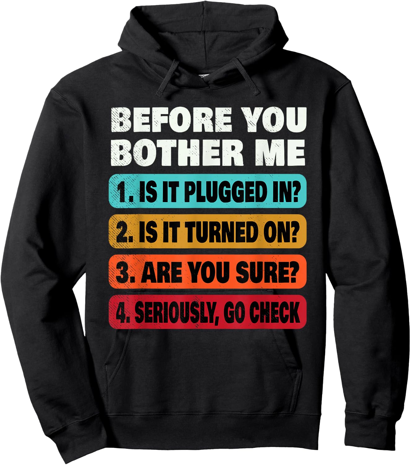 Funny Information Technology Tech | Technical Support Gift Hoodie - Hoodie | Black