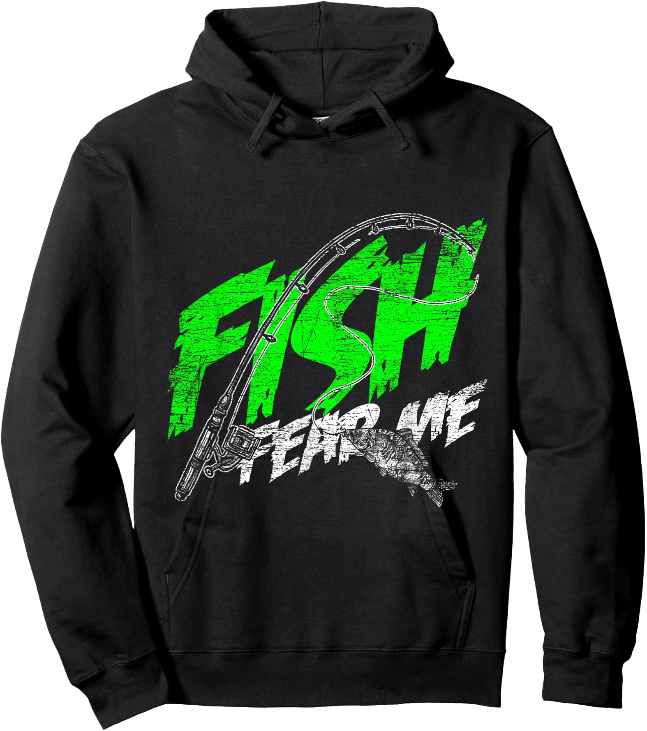 Fish Fear Me Hoodie - Hoodie | Black