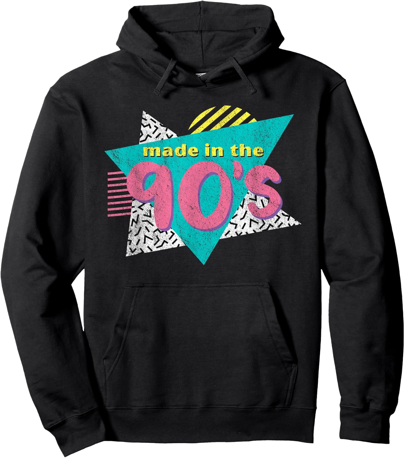 Made in The 90's Retro Vintage 1990's Birthday Gift Hoodie - Hoodie | Black