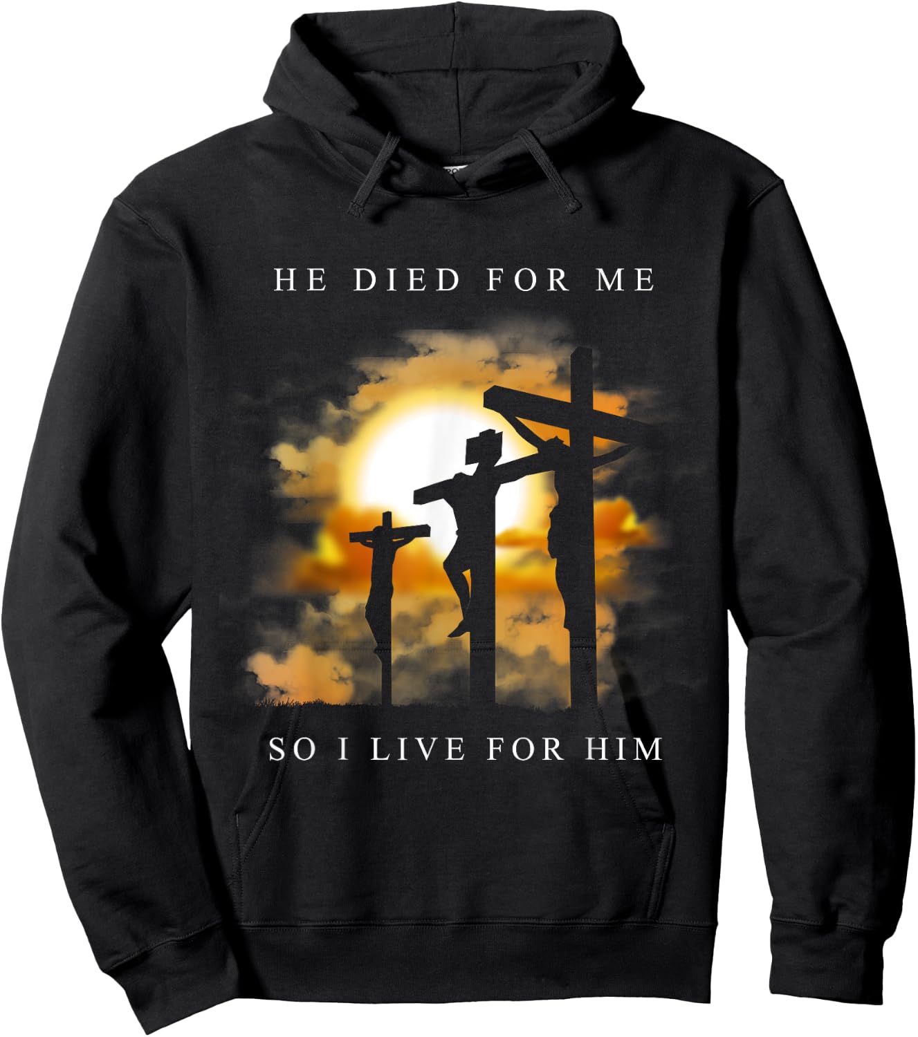 Christian Bible Verse - Jesus Died For Me Hoodie - Hoodie | Black