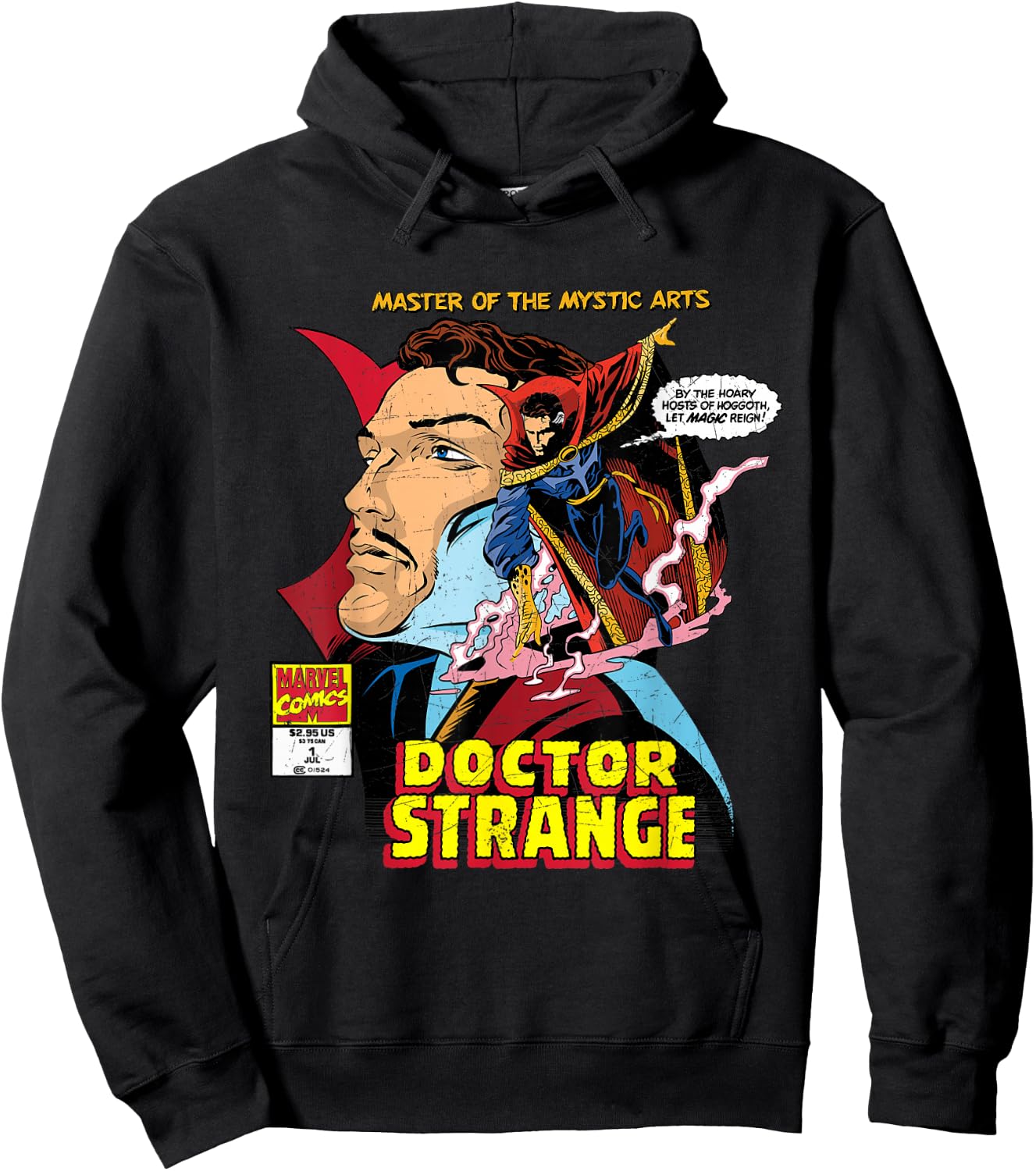 Marvel Comics Doctor Strange Master of Mystic Arts Hoodie - Hoodie | Black