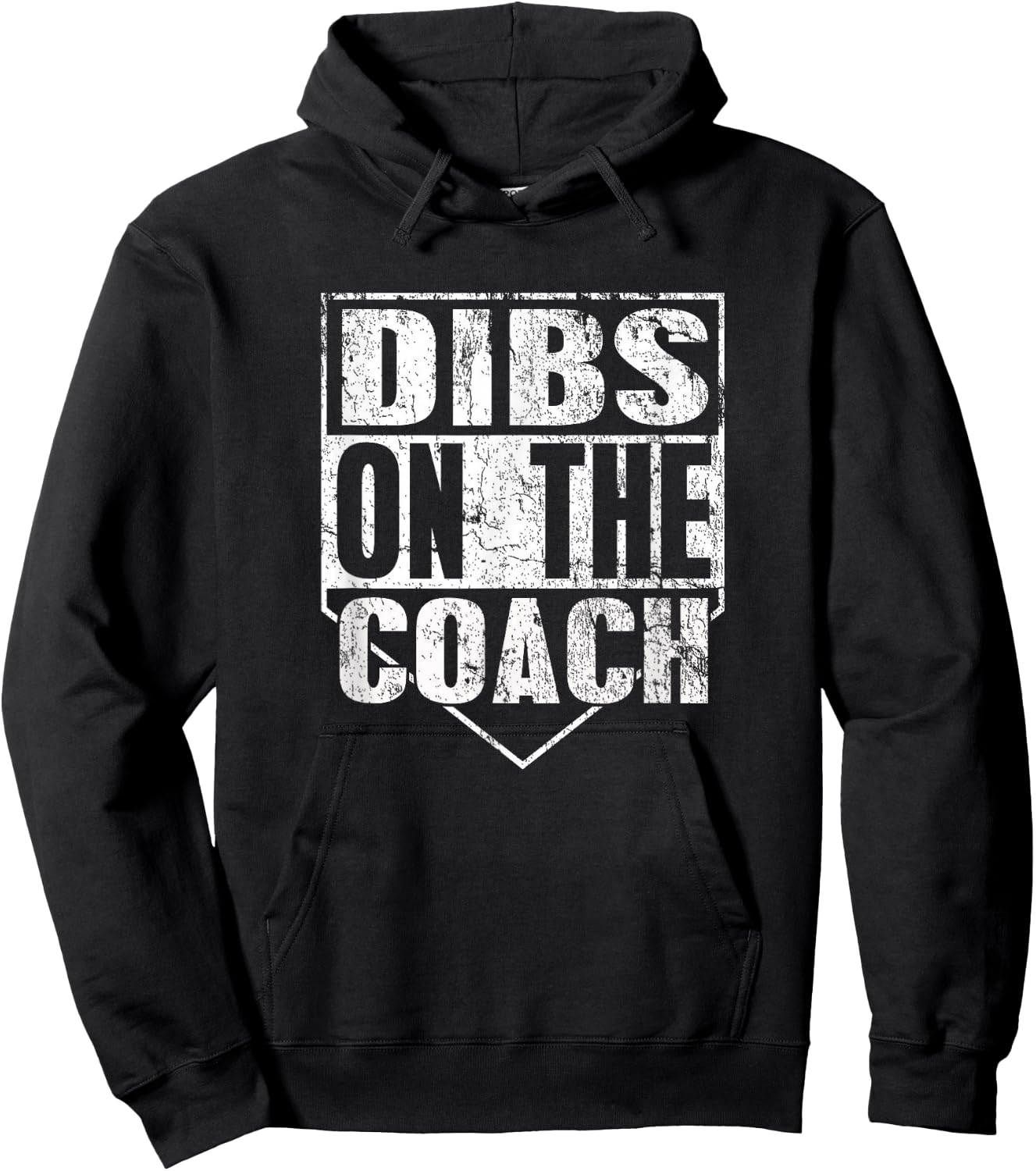 Dibs On The Coach Hoodie - Hoodie | Black