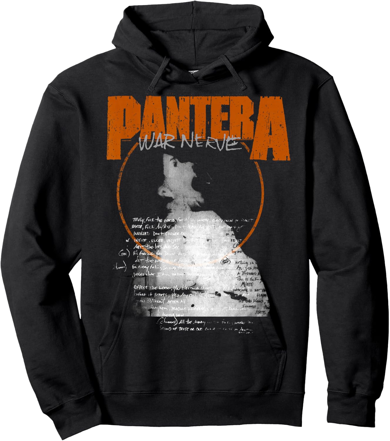 Pantera Official War Nerve Hoodie - Hoodie | Black