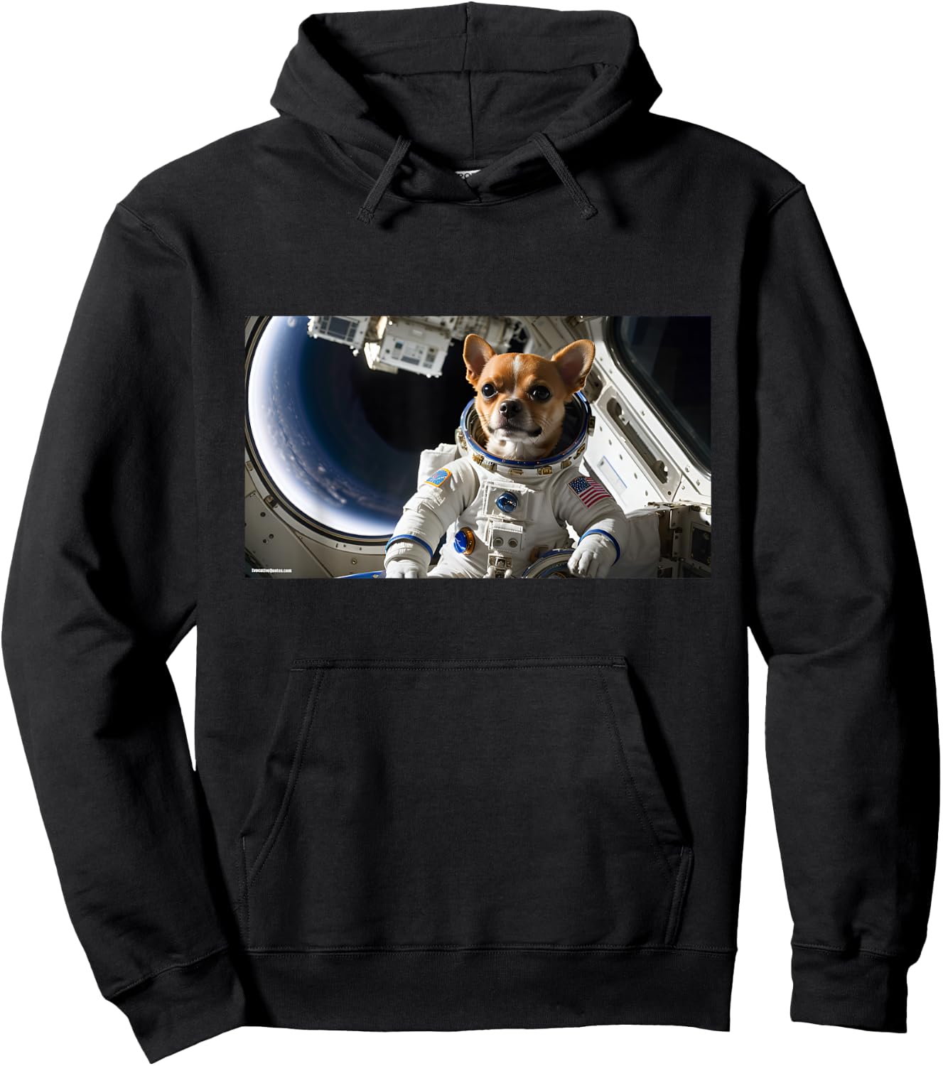 Chihuahua In Space Hoodie - Hoodie | Black