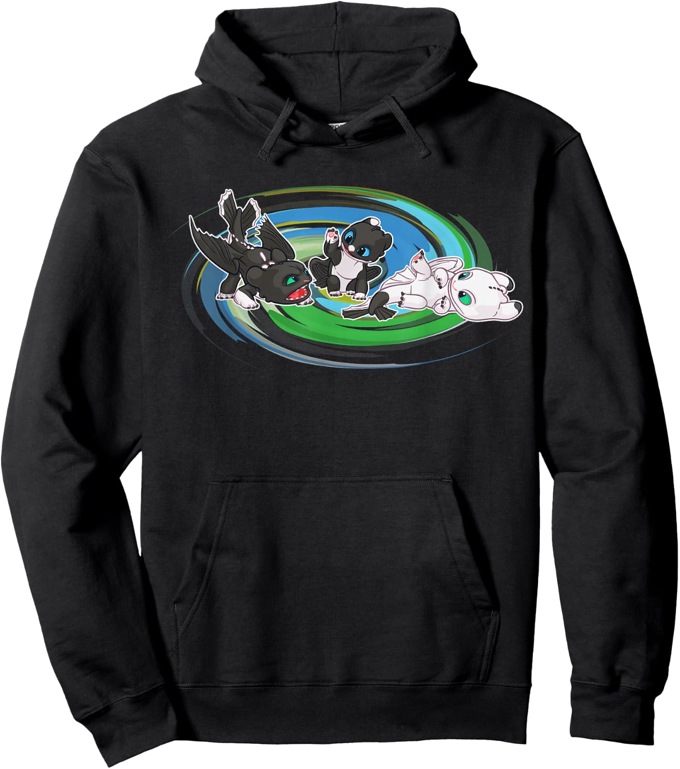 How to Train Your Dragon 3 Siblings Hoodie - Hoodie | Black
