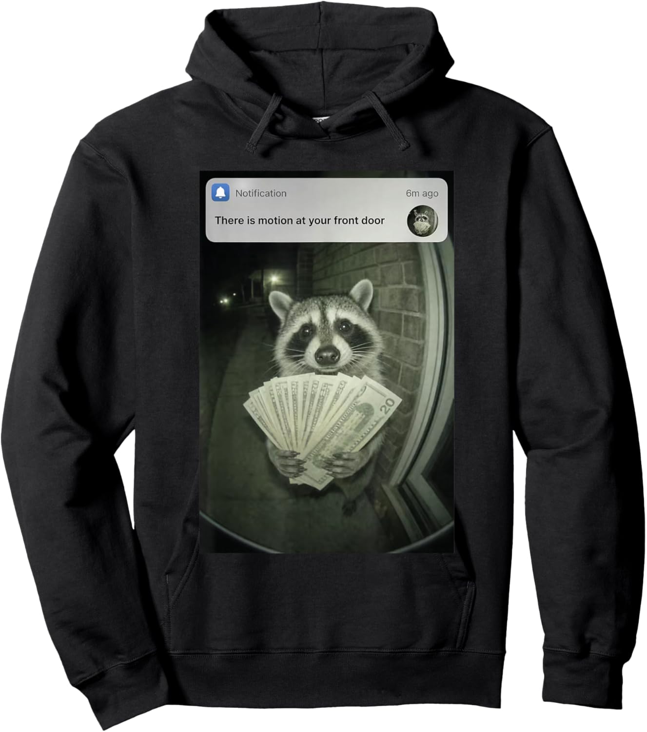 T-Shirt Hoodie - Hoodie | Black