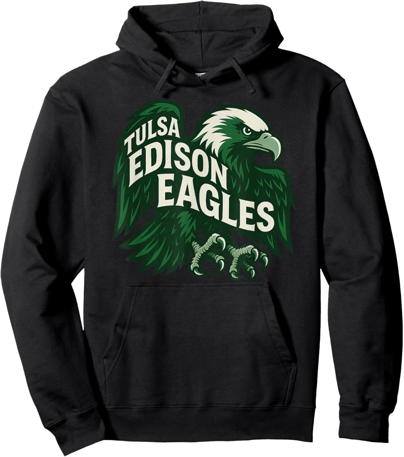 Trinity Love Clothing Co.Tulsa Edison Eagles design Hoodie - Hoodie | Black