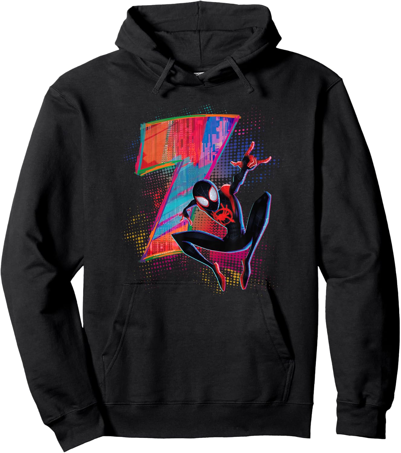 Marvel Spider-Man Miles Morales 7th Birthday Graphic Small Hoodie - Hoodie | Black
